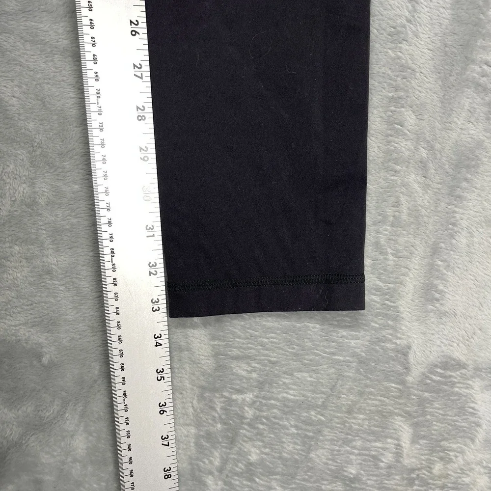 Lululemon Leggings Women 4 (26x33) Black Groove Slim Skinny Leg Athletic Pull On